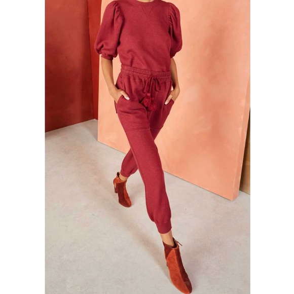 Ulla Johnson Burgundy Charley Cotton 